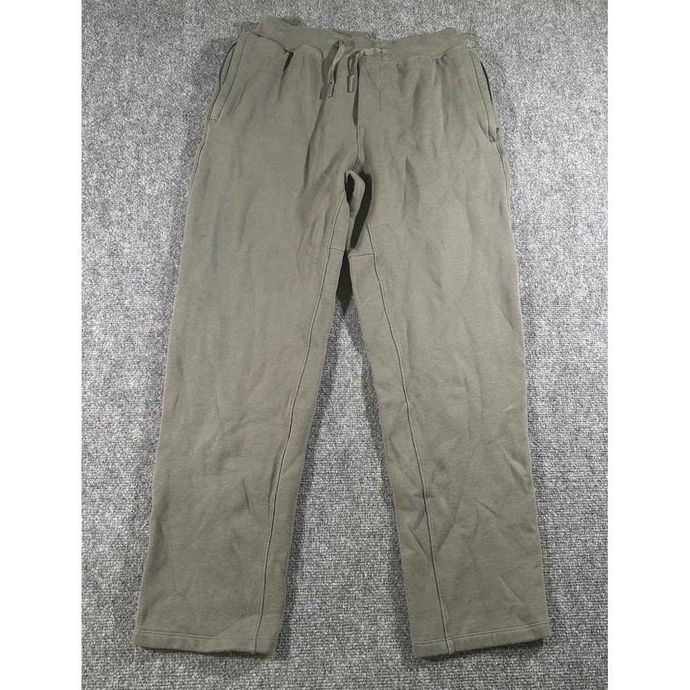 Lululemon Mens Medium Grey Sweatpants Straight Leg Drawstring LM5BGGS